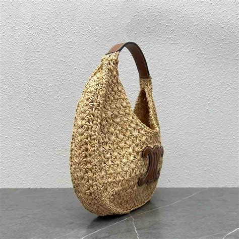 Celine Raffia Hobo 2024 